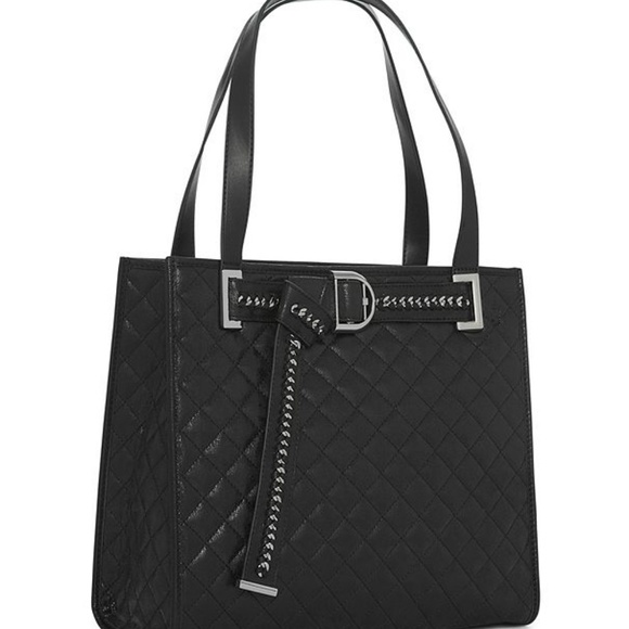 NWT CALVIN KLEIN NOVELTY BELT QUILTED TOTE $168.00 - Picture 4 of 8